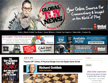 Tablet Screenshot of globaltoynews.com